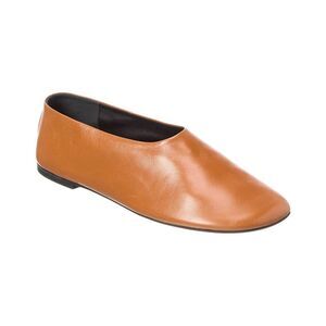 Proenza Schouler Glove Leather Flat, Brown